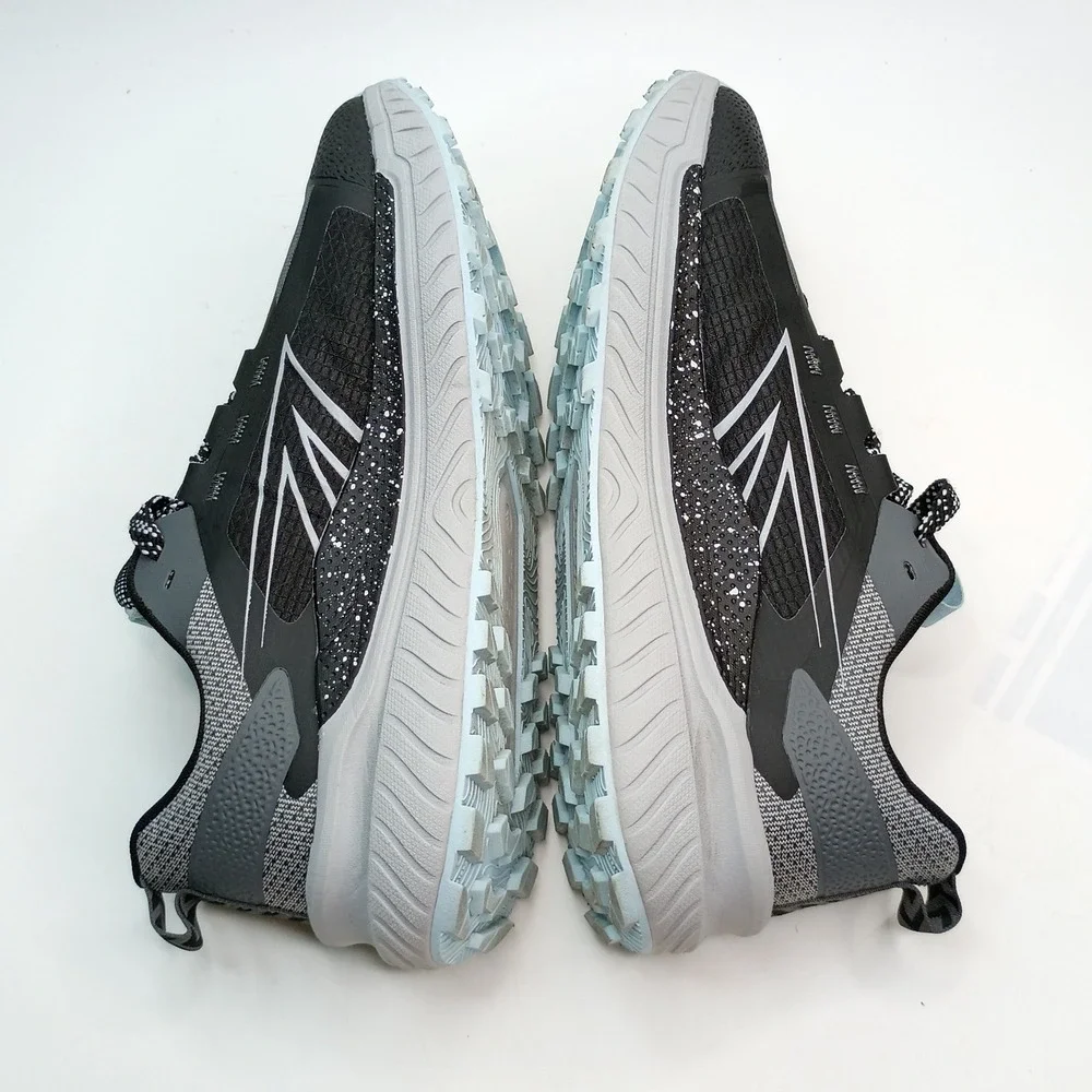 Hi-Tec C16040W-BVL Running Shoe Women Size 10 Black Grey Mesh Athletic